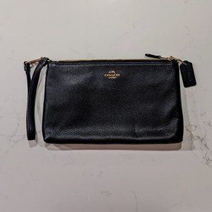 Coach Wristlet - Large Size - Black - Fit eReader